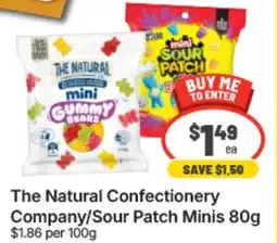 IGA Xpress The Natural Confectionery Company/Sour Patch Minis offer