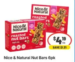 IGA Xpress Nice & Natural Nut Bars offer
