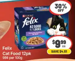IGA Xpress Felix Cat Food offer