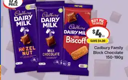 IGA Xpress Cadbury Family Block Chocolate offer