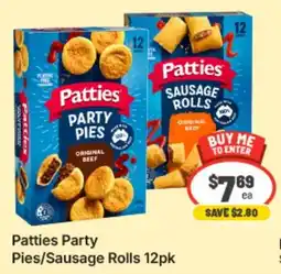 IGA Xpress Patties Party Pies/Sausage Rolls offer