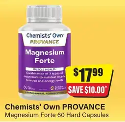 Chemist Discount Centre Chemists' Own PROVANCE Magnesium Forte offer