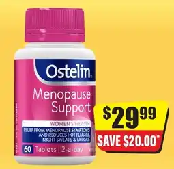 Chemist Discount Centre Ostelin Menopause Support offer