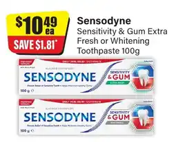 Chemist Discount Centre Sensodyne Sensitivity & Gum Toothpaste offer
