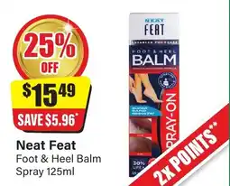 Chemist Discount Centre Neat Feat Foot & Heel Balm Spray offer