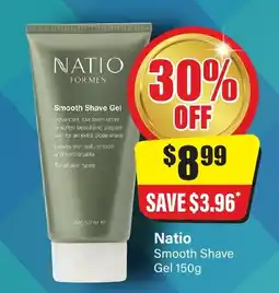 Chemist Discount Centre Natio Smooth Shave Gel offer