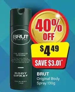 Chemist Discount Centre Brut Original Body Spray offer