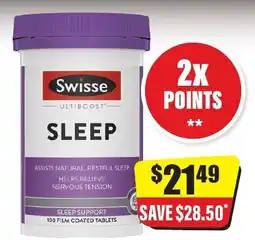 Chemist Discount Centre Swisse Ultiboost Sleep offer
