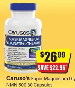 Chemist Discount Centre Caruso's Super Magnesium Glycinate + L-Theanine offer