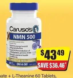 Chemist Discount Centre Caruso's NMN 500 offer