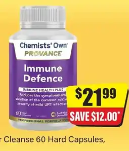 Chemist Discount Centre Chemists' Own Provance Immune Defence offer