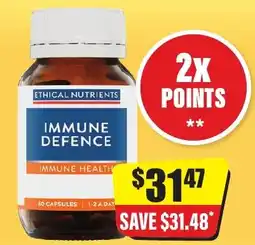 Chemist Discount Centre Ethical Nutrients Immune Defence offer