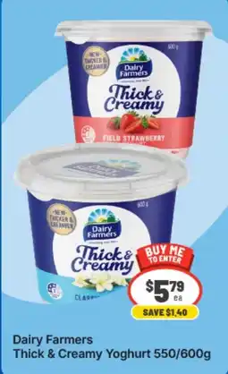 IGA Xpress Dairy Farmers Thick & Creamy Yoghurt offer