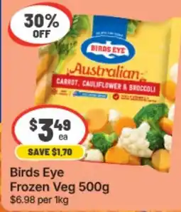 IGA Xpress Birds Eye Australian Frozen Veg offer