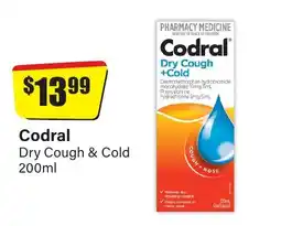 Chemist Discount Centre Codral Dry Cough & Cold offer