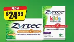 Chemist Discount Centre Zyrtec Cetirizine offer