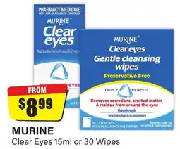 Chemist Discount Centre Murine Clear Eyes offer