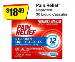 Chemist Discount Centre Pain Relief Naproxen Liquid Capsules offer