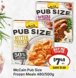 IGA Xpress McCain Pub Size Frozen Meals offer