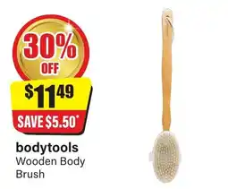 Chemist Discount Centre bodytools Wooden Body Brush offer