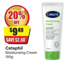 Chemist Discount Centre Cetaphil Moisturising Cream offer