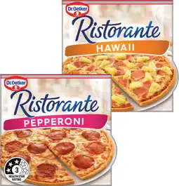 IGA Dr. Oetker Ristorante Pizza 310‑390g Selected Varieties offer