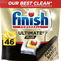 IGA Finish Ultimate Plus Dishwashing Tablets Lemon offer