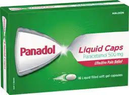IGA Panadol Paracetamol Liquid Caps offer