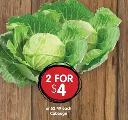 Spudshed Cabbage offer