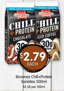 Spudshed Brownes Chill+Protein Varieties offer