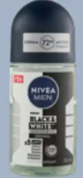 ALDI Nivea Invisible Black & White Roll-On Antiperspirant Deodorant offer
