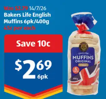 Bakers Life English Muffins
