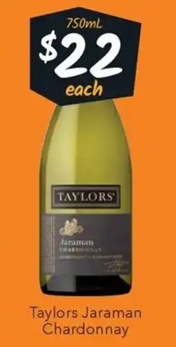 Ritchies Taylors Jaraman Chardonnay offer