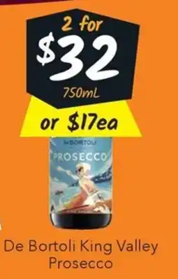 Ritchies De Bortoli King Valley Prosecco offer