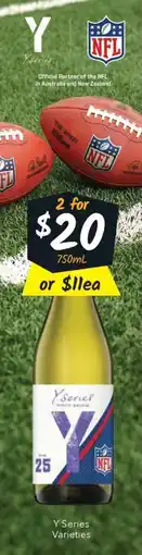 Ritchies Y Series Pinot Grigio offer