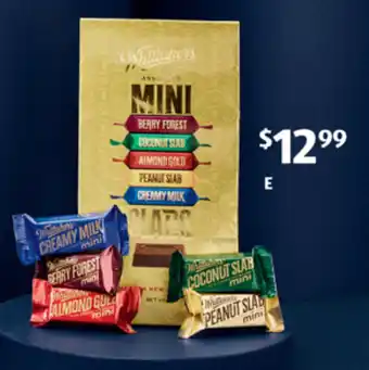 Whittaker's Mini Slabs Assorted