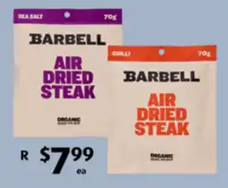 ALDI Barbell Air Dried Steak offer