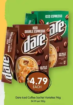 Spudshed Dare Iced Coffee Sachet Varieties offer