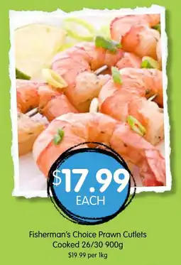 Spudshed Fisherman's Choice Prawn Cutlets offer