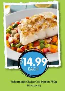 Spudshed Fisherman's Choice Cod Portion offer