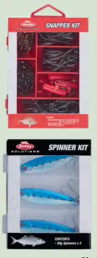 ALDI Berkley Fishing Lures and Species Kits offer