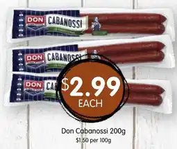Spudshed Don Cabanossi offer