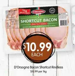 Spudshed D'Orsogna Bacon Shortcut Rindless offer