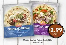 Spudshed Mission Souvlaki Bread offer