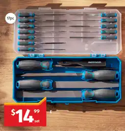 ALDI Workzone 17pc Screwdriver Set offer