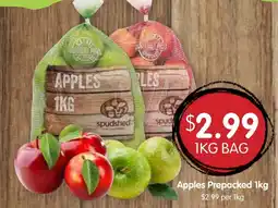 Spudshed Apples Prepacked 1kg offer