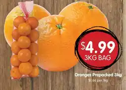 Spudshed Oranges Prepacked offer