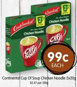 Spudshed Continental Cup Of Soup Chicken Noodle offer