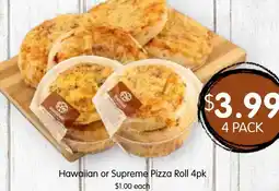 Spudshed Hawaiian or Supreme Pizza Roll offer
