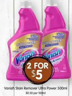 Spudshed Vanish Stain Remover Ultra Power offer